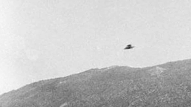 Ægte UFO billede fra den 23 November 1951 taget af Guy B. Marquand