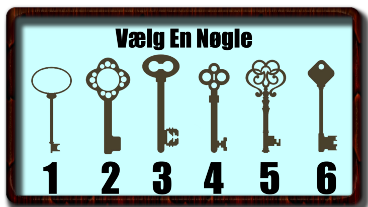 Personlighedstest - vælg 1 nøgle