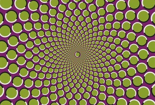 Optisk illusion der snyder dine øjne