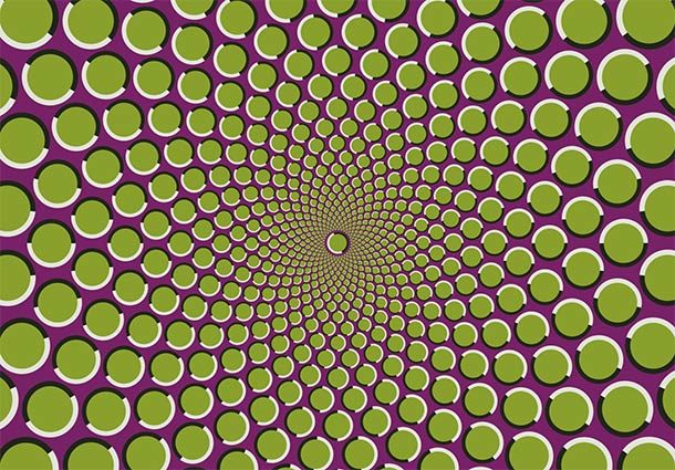 Optisk illusion der snyder dine øjne