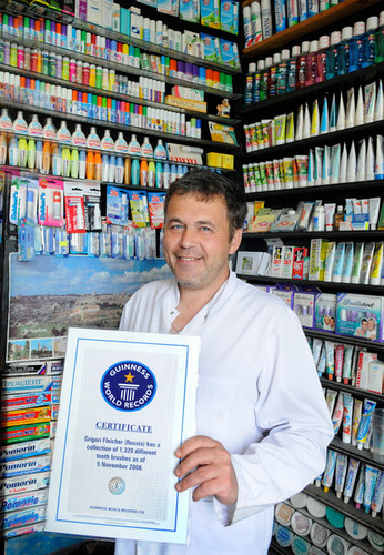 Tandbørster verdens største samling