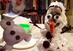 Olaf - forfærdelig disney kage