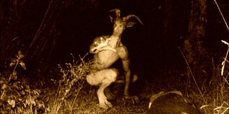 Billede af gedemanden - uhyggelige historier af TænkeHatten